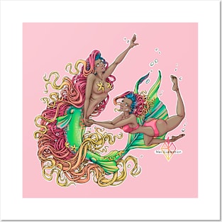 Mermaid Reva Prisma Posters and Art